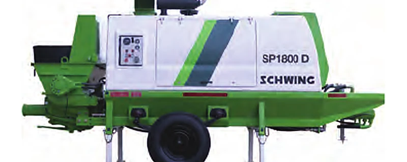 SCHWING SP 1800 D stationary concrete pump